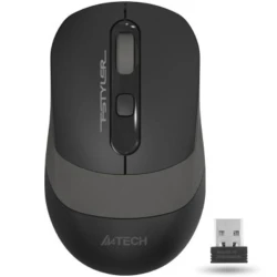A4 Tech Bežični Miš 2000 DPI, 2.4GHz, Domet 10 do 15 m, Auto Power Saving, Sivi