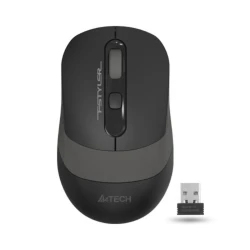 A4 Tech Bežični Miš 2000 DPI, 2.4GHz, Domet 10 do 15 m, Auto Power Saving, Sivi