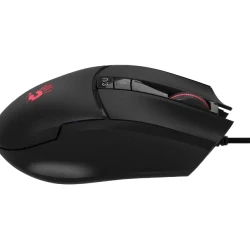 A4 Tech Pro Gaming Miš BC3332-A, 12000 CPI, RGB, Beskonačan Skrol, Pleteni Kabl, 78 g