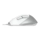 A4 Tech Žični Miš 2400 DPI, 7 Tastera, USB, Srebrno Beli, Ergonomski