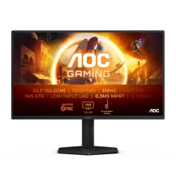AOC AGON Gaming Monitor 24.5 inča FHD Fast IPS 310Hz, USB Hub, PS5 i Xbox