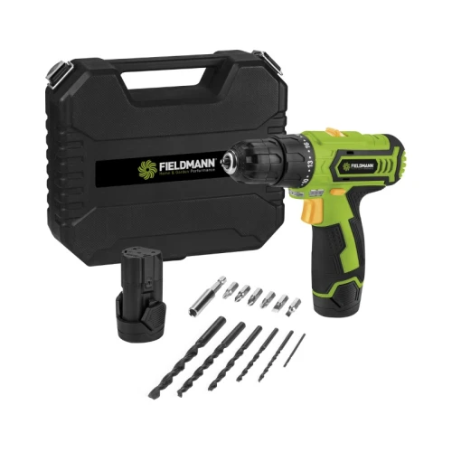 Akumulatorska bušilica 12V Fieldmann FDV 10252-A + 13 delova - Bušilice za profesionalce i hobiste