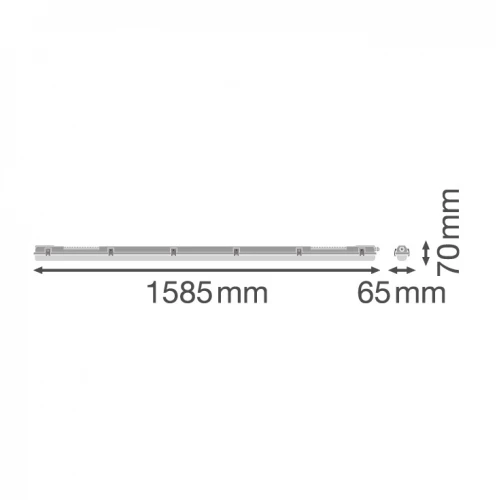 Armatura za LED cev 150cm LEDVANCE - Led strele Armatura za LED cev 150cm LEDVANCE - Led strele