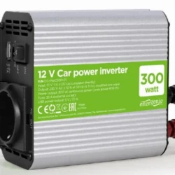 Auto inverter 12V DC/AC 300W+USB port