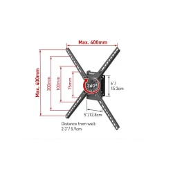 Barkan BM300R Zglobni Zidni Nosač TV do 65" | TVZ02902