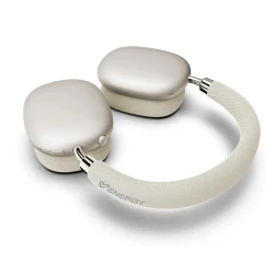 Bežične Bluetooth slušalice preko ušiju za muziku krem