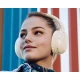 Bežične Bluetooth slušalice preko ušiju sa ANC i 50 sati baterije krem - Slušalice