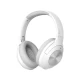 Bežične Bluetooth slušalice preko ušiju sklopive sa 40 sati baterije bele - Slušalice