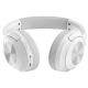 Bežične Bluetooth slušalice preko ušiju sklopive sa 40 sati baterije bele - Slušalice