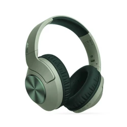 Bežične Bluetooth slušalice preko ušiju sklopive sa AUX kablom zelene