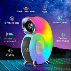 Bluetooth RGB zvučnik crni