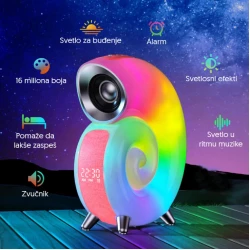 Bluetooth RGB zvučnik crveni