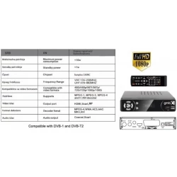DVB-T2 SET TOP BOX GMB-T2-404