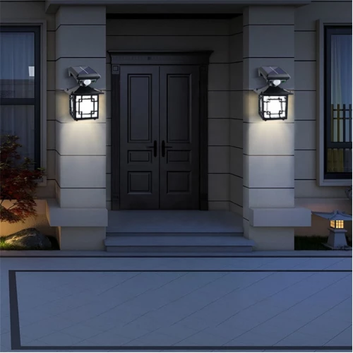 Fenjer solarna lampa sa senzorom pokreta - Led spoljna rasveta Fenjer solarna lampa sa senzorom pokreta - Led spoljna rasveta
