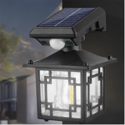 Fenjer solarna lampa sa senzorom pokreta