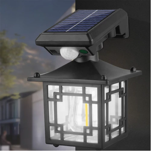 Fenjer solarna lampa sa senzorom pokreta - Led spoljna rasveta Fenjer solarna lampa sa senzorom pokreta - Led spoljna rasveta