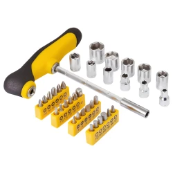 FIELDMANN FDS 1017-37R Set bitova sa T odvijačem | S2 Čelik