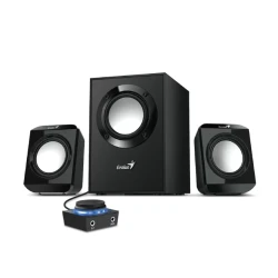 GENIUS 2.1 zvučnici za računar, drveni subwoofer, kompaktni