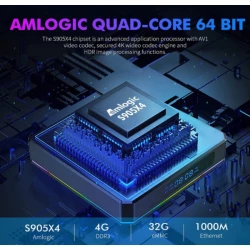 GMB-X96 X4 2/16GB smart TV box S905X4 quad