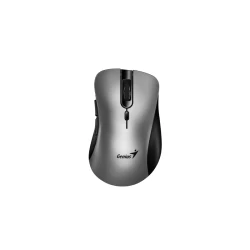 Genius Bežični Miš 1600 DPI, 6 Tastera, Voice Typing i Copilot, Tihi, Srebrno Crni