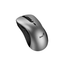 Genius Bežični Miš 1600 DPI, 6 Tastera, Voice Typing i Copilot, Tihi, Srebrno Crni