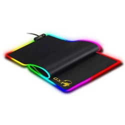 Genius Premium Desk Mat 800 x 300 mm, Guma i Tekstil, Crna, 3 mm