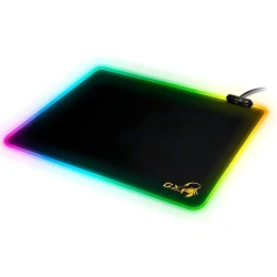 Genius RGB Podloga za Miš 355 x 255 mm, Tkanina, Punjiva Baterija, Crna
