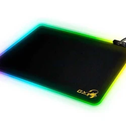 Genius RGB Podloga za Miš 355 x 255 mm, Tkanina, Punjiva Baterija, Crna