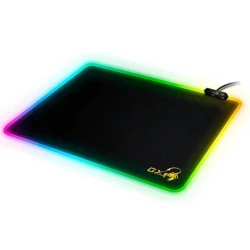Genius RGB Podloga za Miš 355 x 255 mm, Tkanina, Punjiva Baterija, Crna