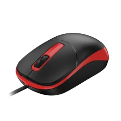 Genius Žični Miš 1200 DPI, 3 Tastera, USB, Ambidekstrnski, Crno Crveni