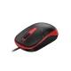 Genius Žični Miš 1200 DPI, 3 Tastera, USB, Ambidekstrnski, Crno Crveni - Miševi i tastature