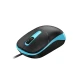 Genius Žični Miš 1200 DPI, 3 Tastera, USB, Ambidekstrnski, Crno Plavi - Miševi i tastature
