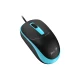 Genius Žični Miš 1200 DPI, 3 Tastera, USB, Ambidekstrnski, Crno Plavi - Miševi i tastature