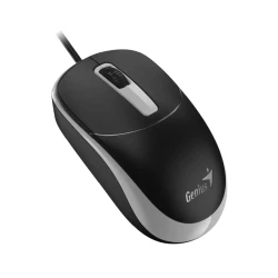 Genius Žični Miš USB-C, 1200 DPI, 3 Tastera, Ambidekstrnski, Crno Sivi