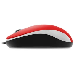 Genius Žični Optički Miš 1000 DPI, USB, Ambidekstrnski, Crveni, 86 g