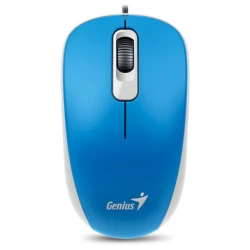 Genius Žični Optički Miš 1000 DPI, USB, Ambidekstrnski, Plavi, 86 g