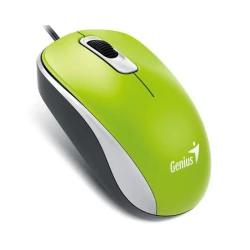 Genius Žični Optički Miš 1000 DPI, USB, Ambidekstrnski, Zeleni, 86 g
