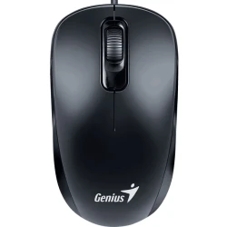 Genius Žični Optički Miš USB Tip C, 1200 DPI, Ambidekstrnski, Crni, 85 g