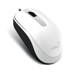 Genius Žični Optički Miš USB, Win/Mac Kompatibilan, Ambidekstrnski, Beli, 85 g