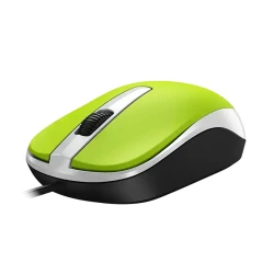 Genius Žični Optički Miš USB, Win/Mac Kompatibilan, Ambidekstrnski, Zeleni, 85 g