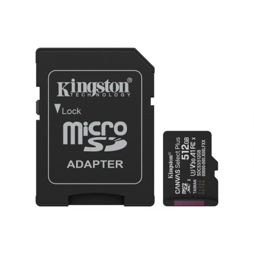 KINGSTON Memorijska kartica 512GB + adapter - Memorijske kartice KINGSTON Memorijska kartica 512GB + adapter - Memorijske kartice