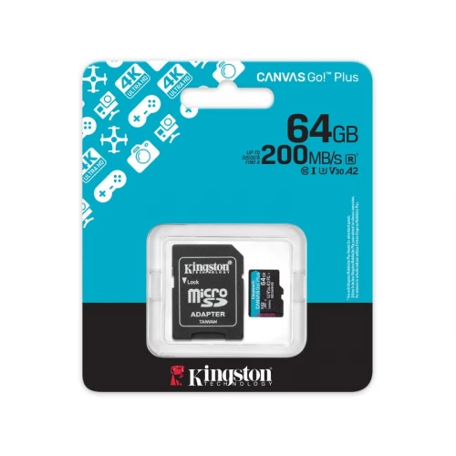 KINGSTON Memorijska kartica 64GB Canvas Go - Memorijske kartice