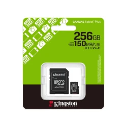 Kingston SDXC 256GB Canvas Select Plus U1 V10 150MB/s