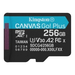 Kingston microSDXC 256GB 200MB/s UHS-I U3 V30 A2 (bez adaptera)