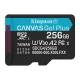 Kingston microSDXC 256GB 200MB/s UHS-I U3 V30 A2 (bez adaptera)