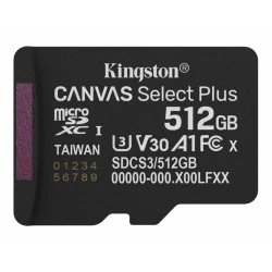 Kingston microSDXC 512GB 150MB/s UHS-I U3 V30 A1