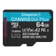 Kingston microSDXC 64GB 200MB/s UHS-I U3 V30 A2