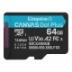 Kingston microSDXC 64GB 200MB/s UHS-I U3 V30 A2 - Memorijske kartice
