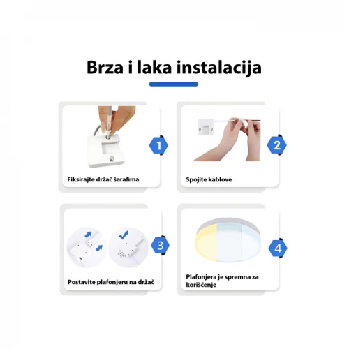 LED plafonjera 36W promenljiva boja svetla - Led plafonjere LED plafonjera 36W promenljiva boja svetla - Led plafonjere