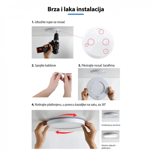 LED plafonjera 38W dnevno svetlo - Led plafonjere LED plafonjera 38W dnevno svetlo - Led plafonjere